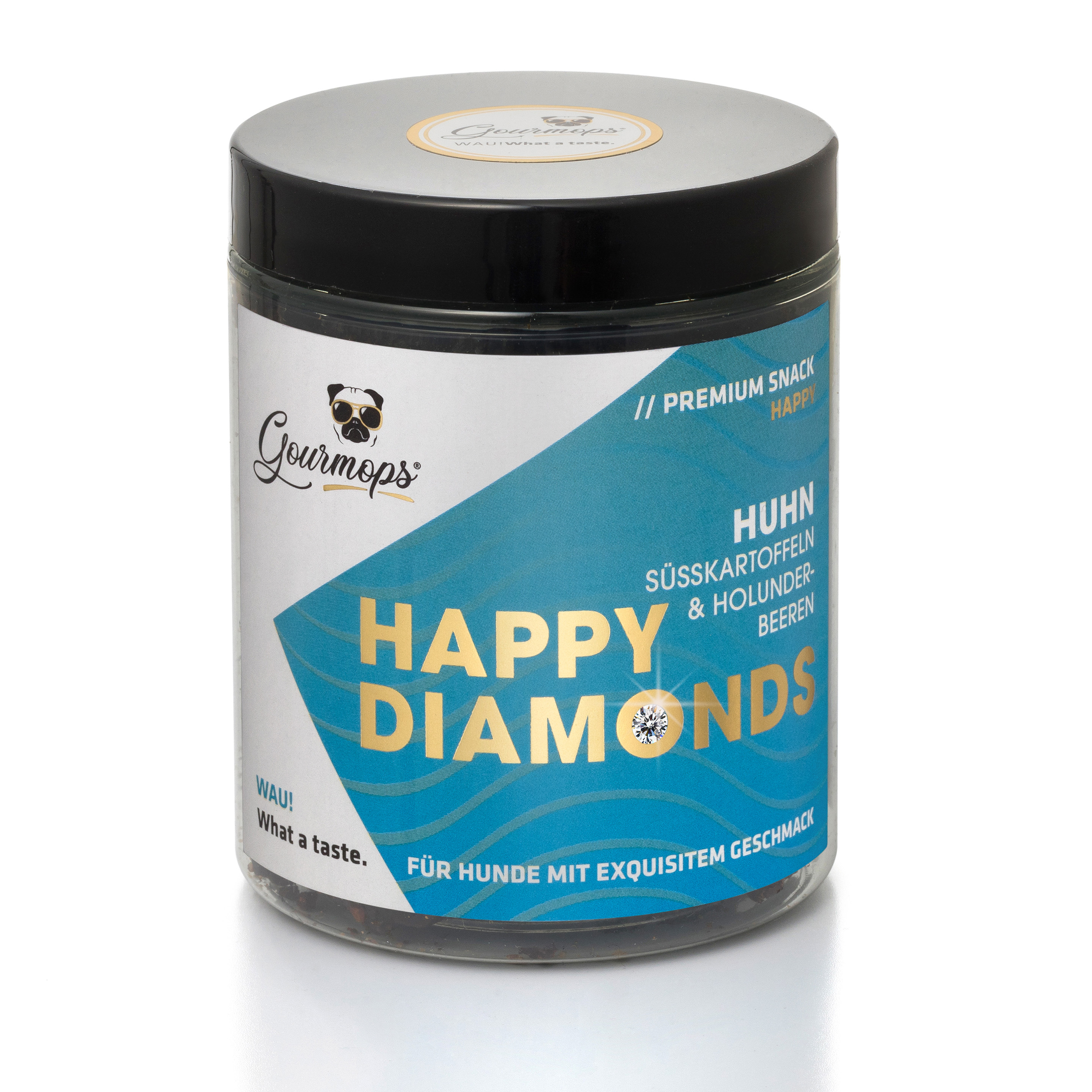 Happy Diamonds - Huhn, Süsskartoffel, Holunderbeere 